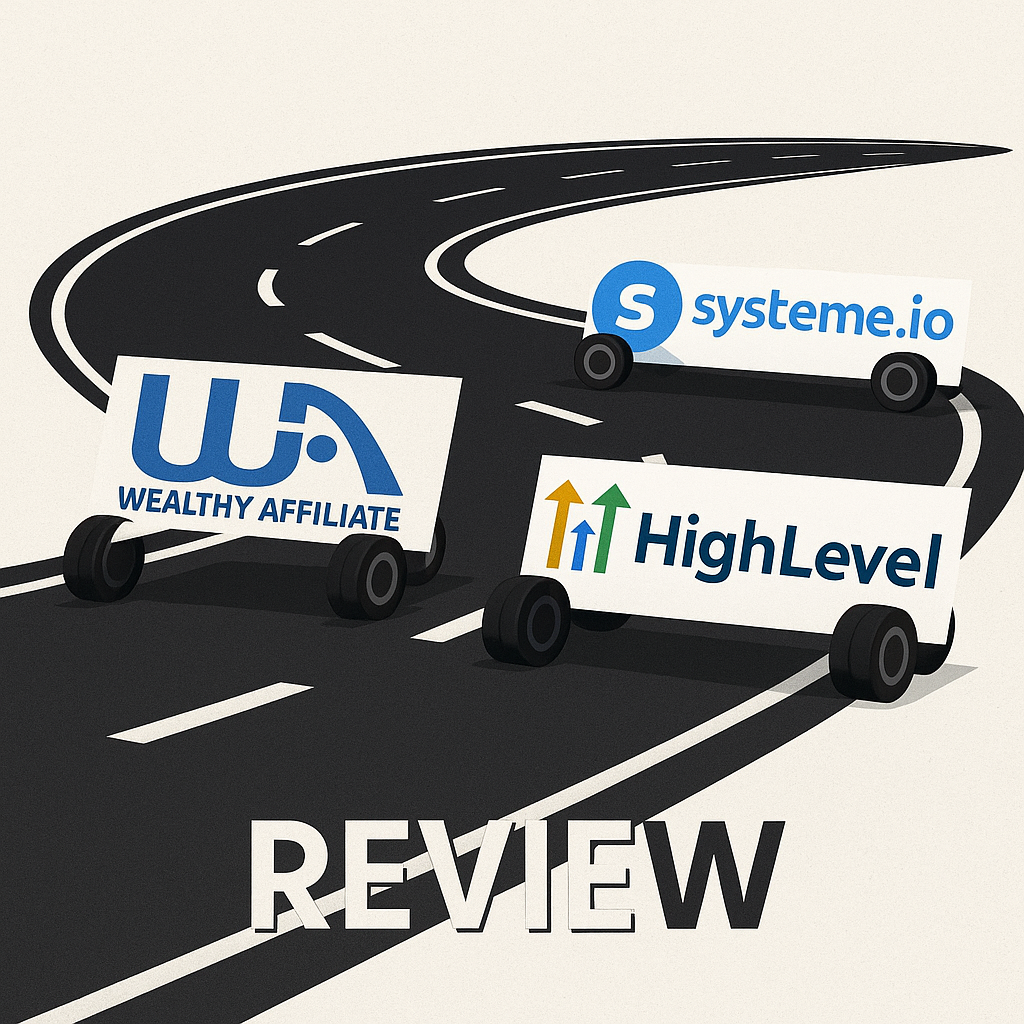 Systeme.io vs HighLevel vs Wealthy Affiliate (2025): The All-in-One Race for Real-World Marketers