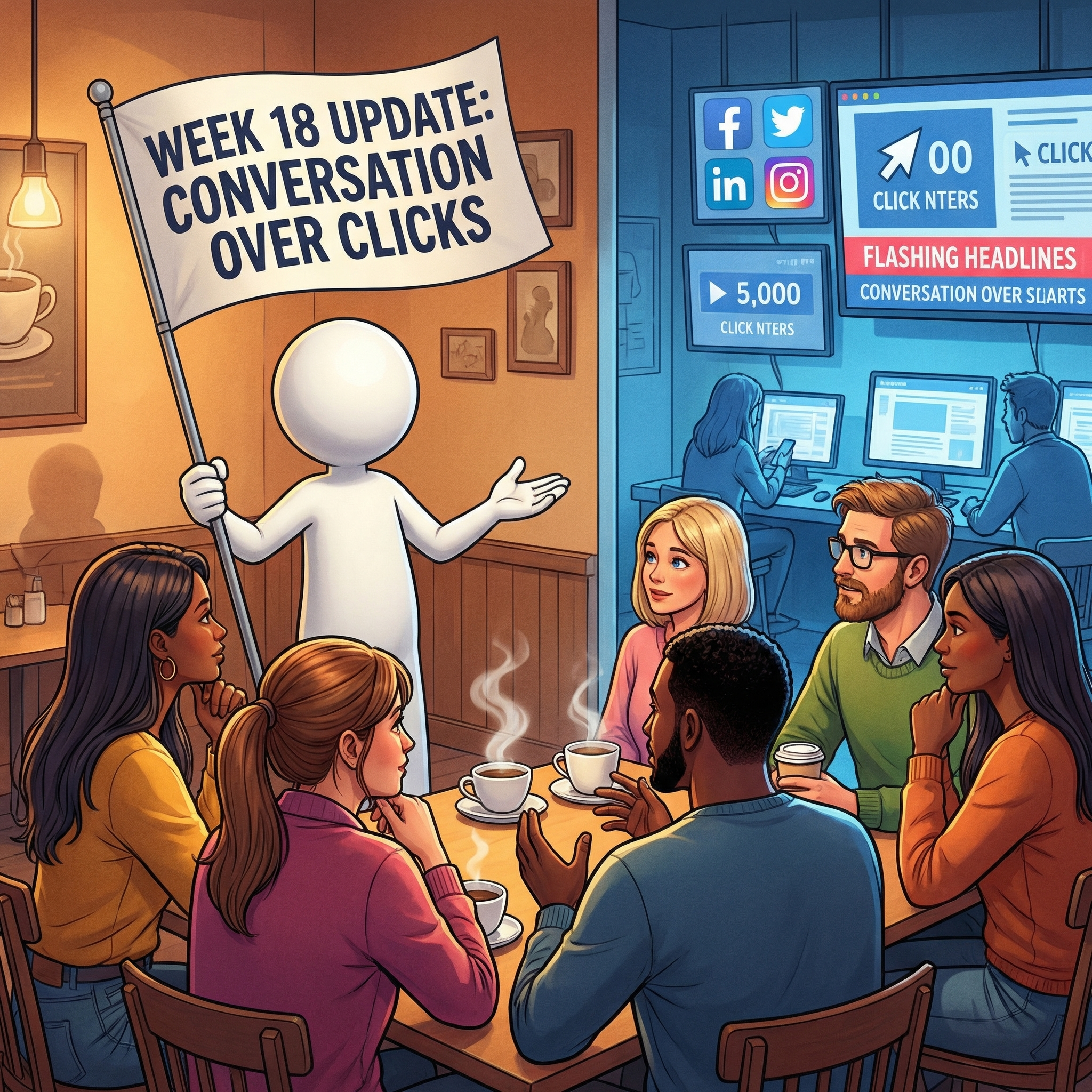 Week 18 Update: Conversation Over Clicks